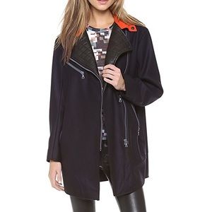 Rag & Bone Turner Coat Dark Navy SZ XXS
